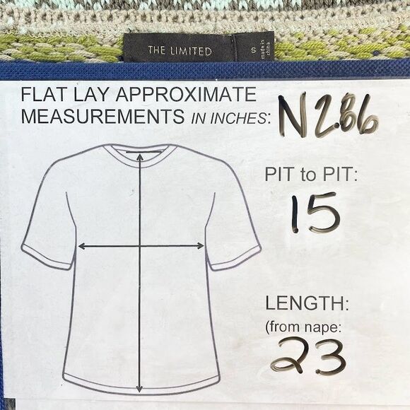 The Limited Sweater Wool Blend Womens Small Beige Neutral Pullover Y2K Vest - Picture 12 of 16